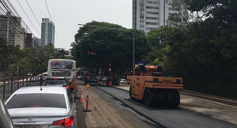 Avenida Nilo Peçanha Obras