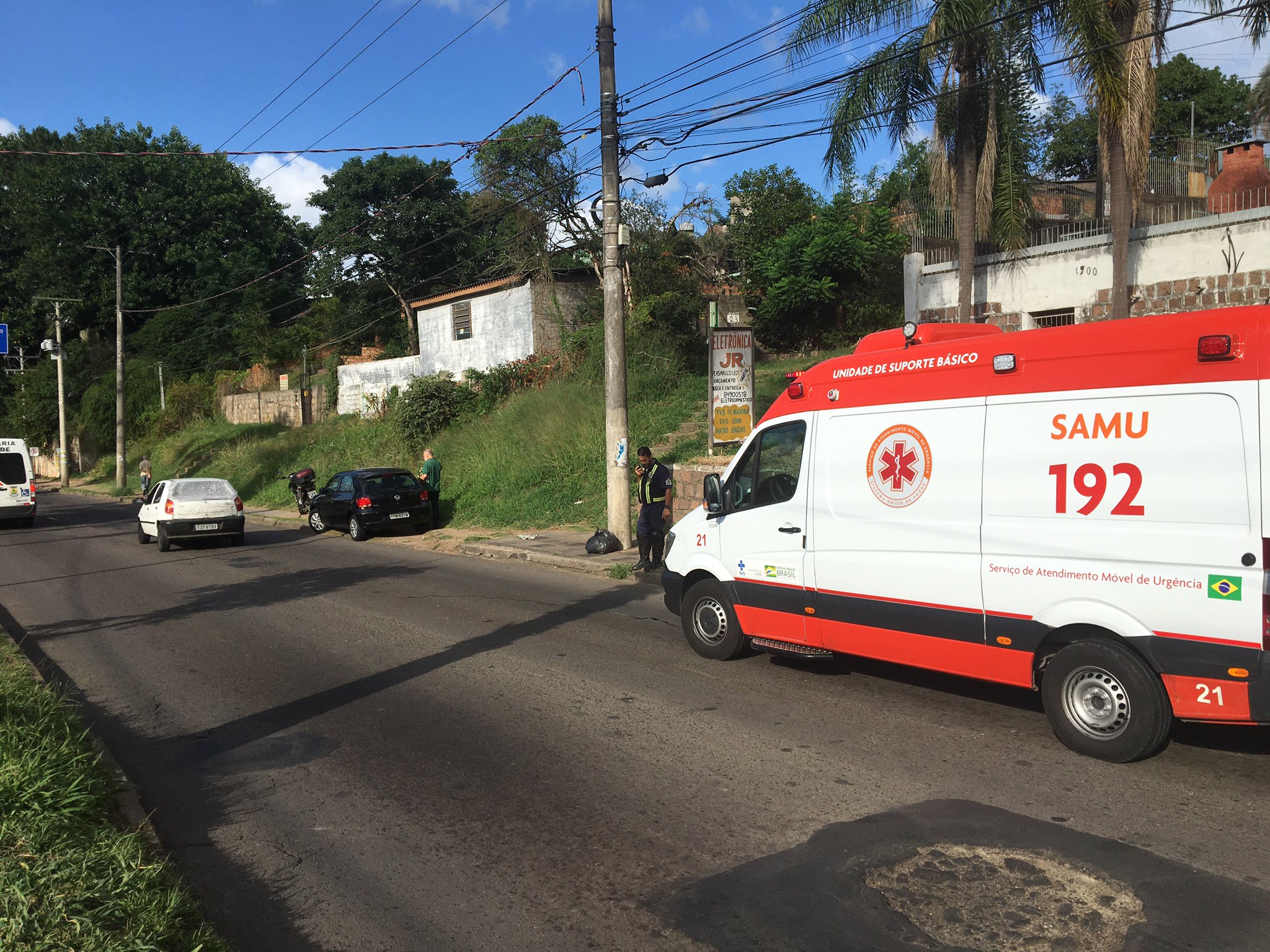 Avenida Antônio de Carvalho Acidente