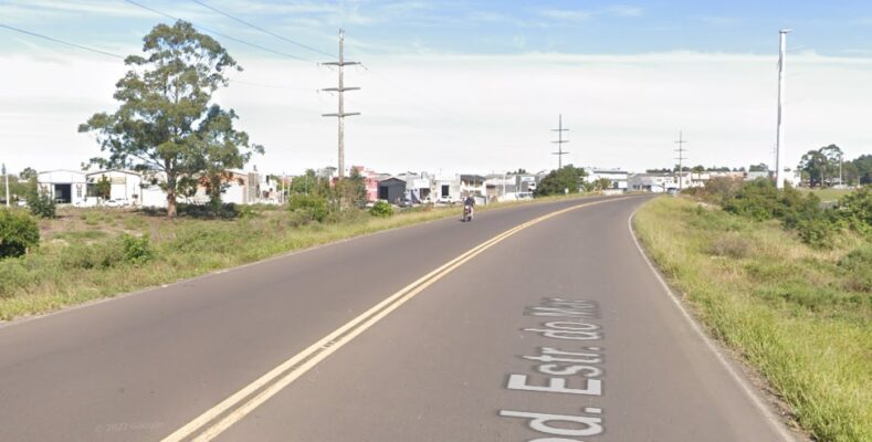 Trecho da ERS-389, em Capão da Canoa