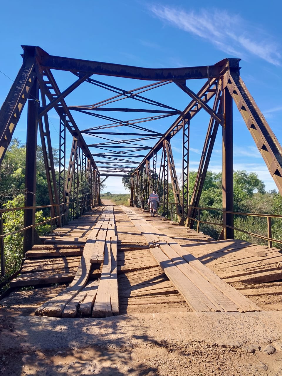 ponte sobre o arroio Capivari