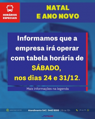tabela festas soul