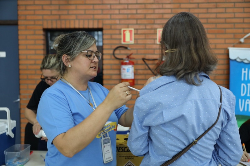 equipe de vacinação