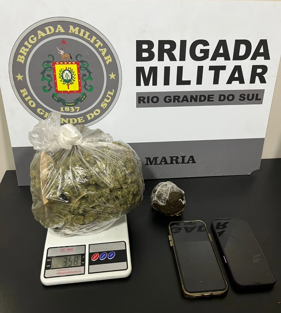 apreensão de drogas em Santa Maria