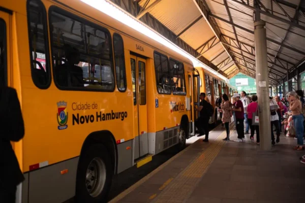 itinerários do transporte público Novo Hamburgo
