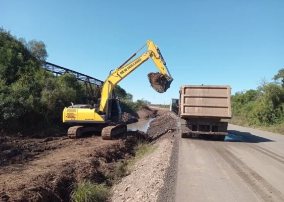 ponte sobre o Rio Capivari avança em Alegrete