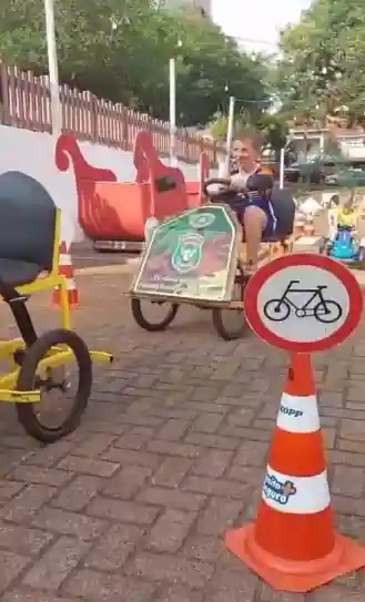 Escolinha de Trânsito reúne crianças em Tapejara