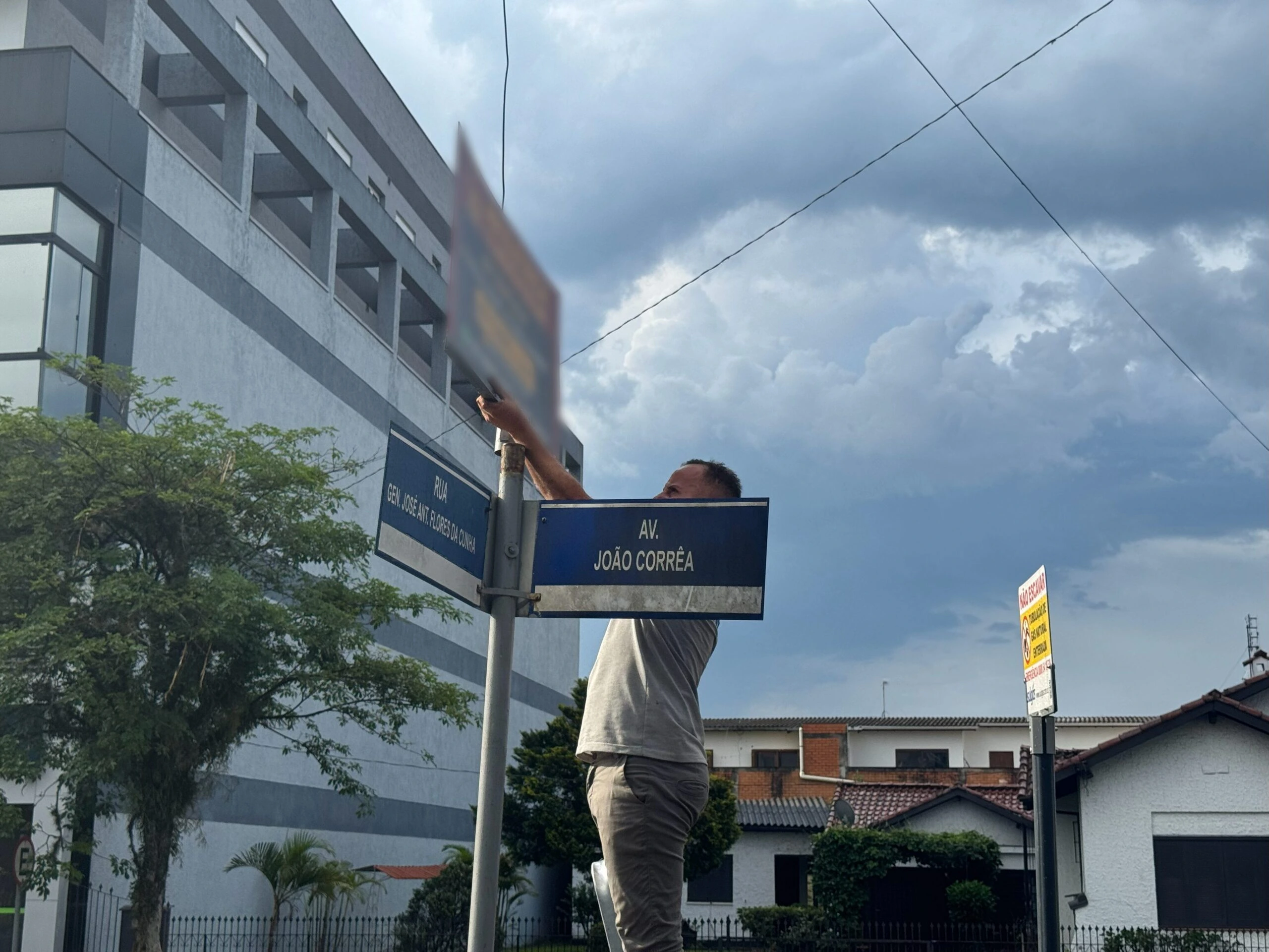 Ruas terão novas placas de identificação