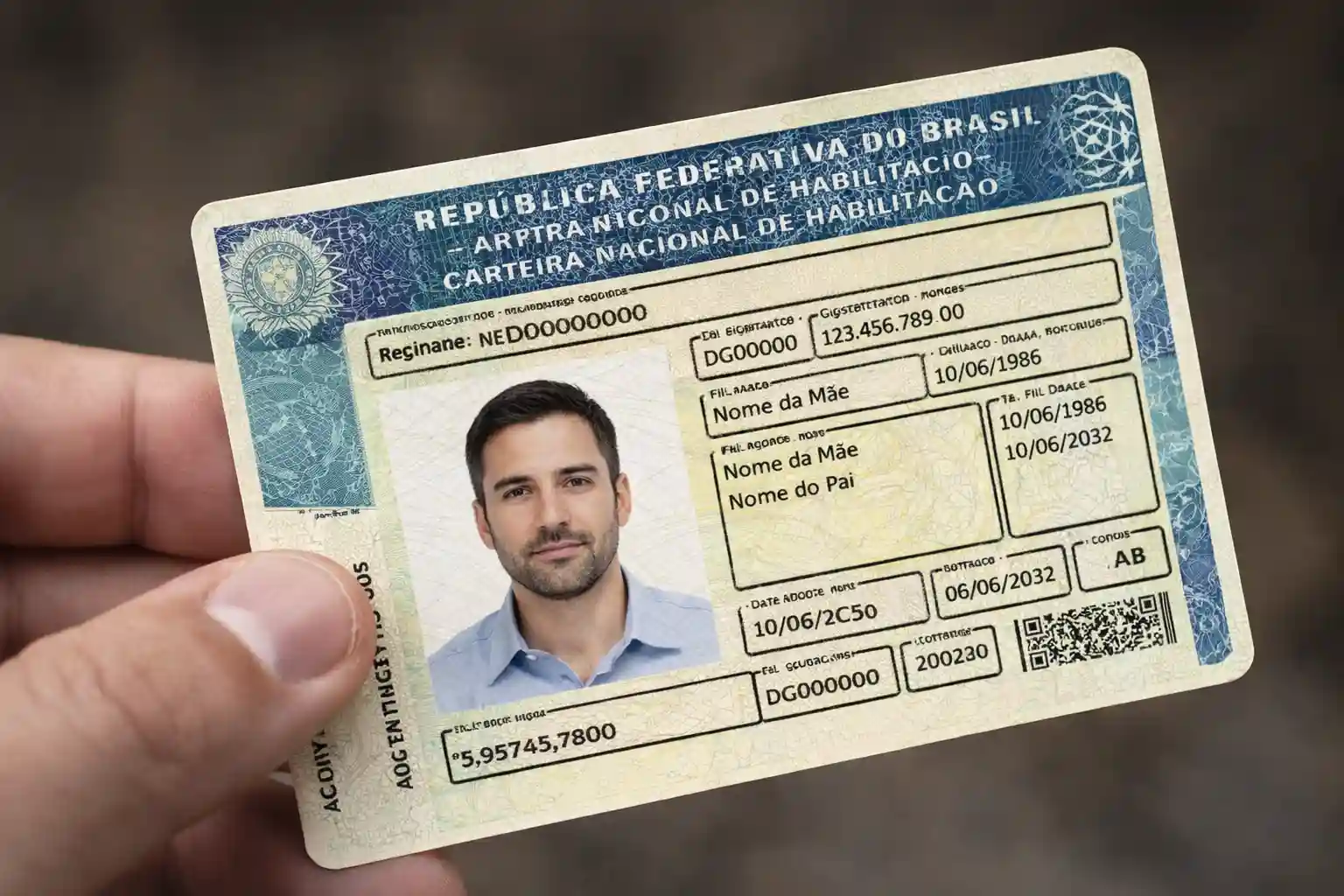 CNH carteira nacional de habilitação