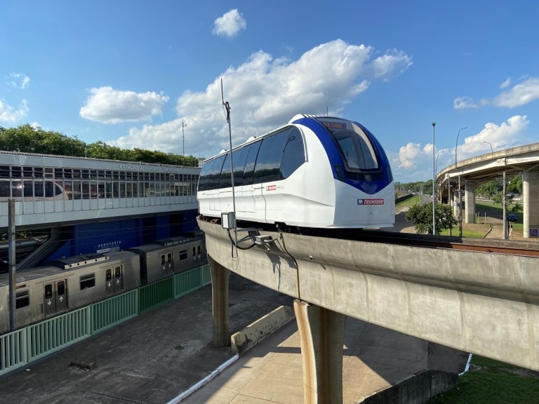 sistema aeromóvel da Trensurb